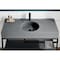 Anzzi Siena 48 in. Console Sink in Matte Black with Matte Grey Counter Top CS-FGC002-MB - alternate 7